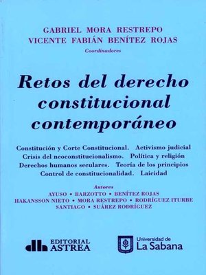 cover image of Retos del derecho constitucional contemporáneo